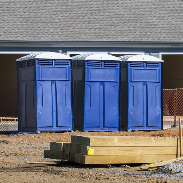 how can i report damages or issues with the portable toilets during my rental period in Hico TX